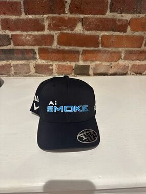 Callaway Ai Smoke Black Hat with Blue and White Logo